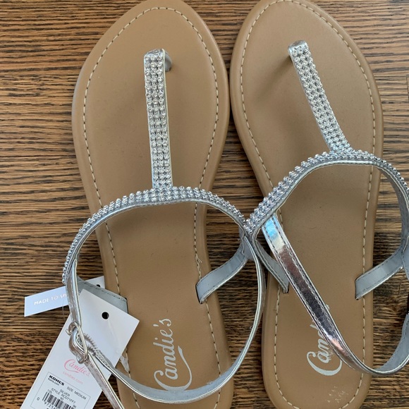 candies rhinestone sandals